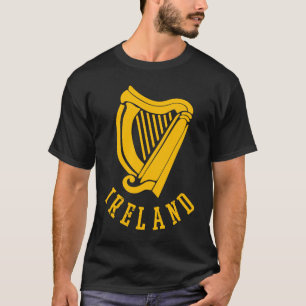 Irish Celtic Harp Medieval Emblem of Ireland  1 T-Shirt