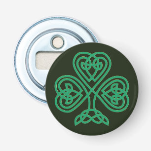Irish-Celtic heritage proud- the shamrock Bottle Opener