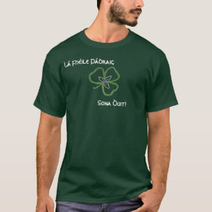 Irish Celtic Shamrock Knot Gaelic T-Shirt