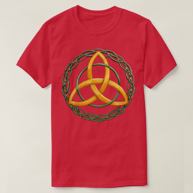 Irish Celtic Trinity Knot  T-Shirt (Design Front)