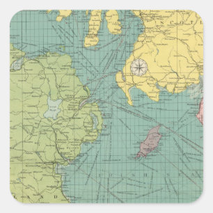 Irish Channel Square Sticker