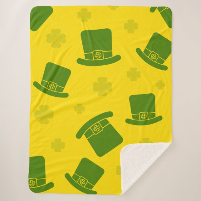 Irish Charm Sherpa Blanket (Front)