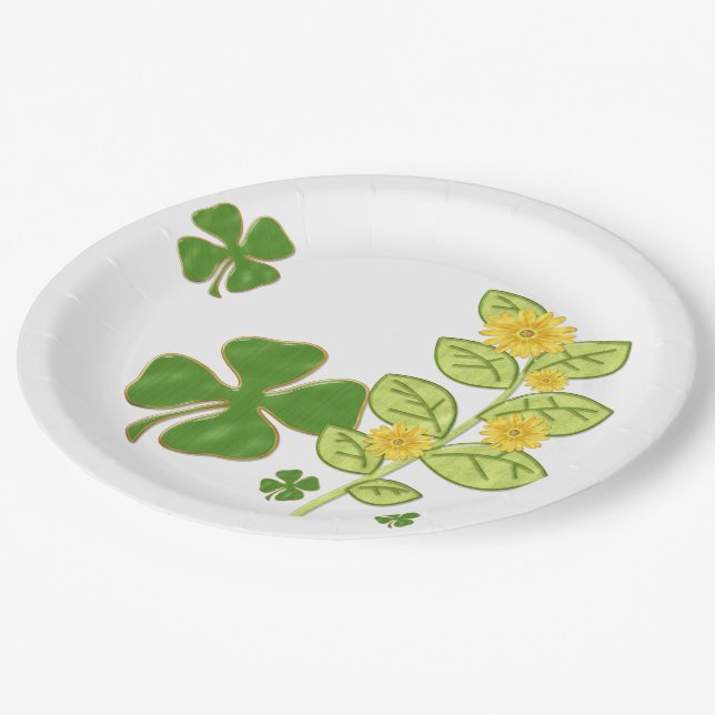 Irish Charm Whimsical PARTY BULK PLATES 2 (Angled)