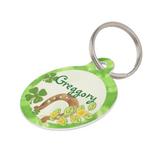 Irish Charm Whimsical PETS PERSONALIZED Pet Tag