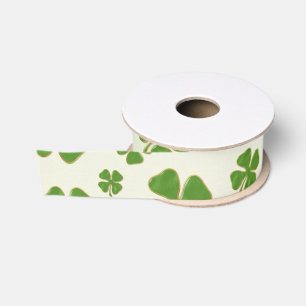 Irish Charm Whimsical St Patrick's Day Grosgrain Ribbon