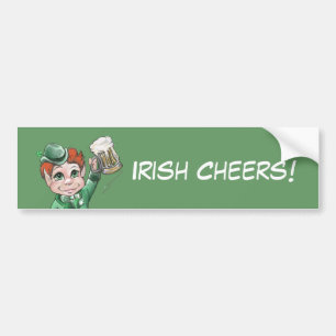 Irish Cheers! Bumper Sticker