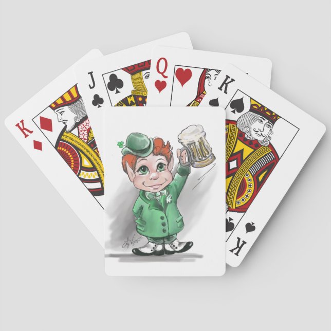 Irish Cheers! St Patrick's Day Playing Cards (Back)