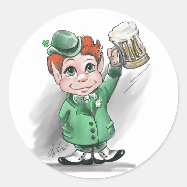 Irish Cheers! Sticker (Front)