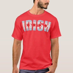 Irish Chicago Flag St Patricks Day T-Shirt