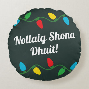 Irish Christmas Decor Pillow