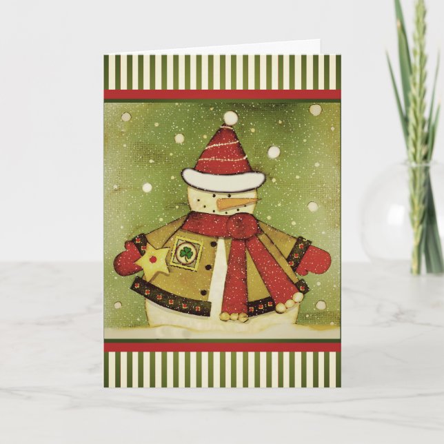 Irish Christmas Holiday Card (Front)