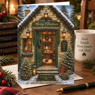 Irish Christmas Ireland Christmas Holiday Card