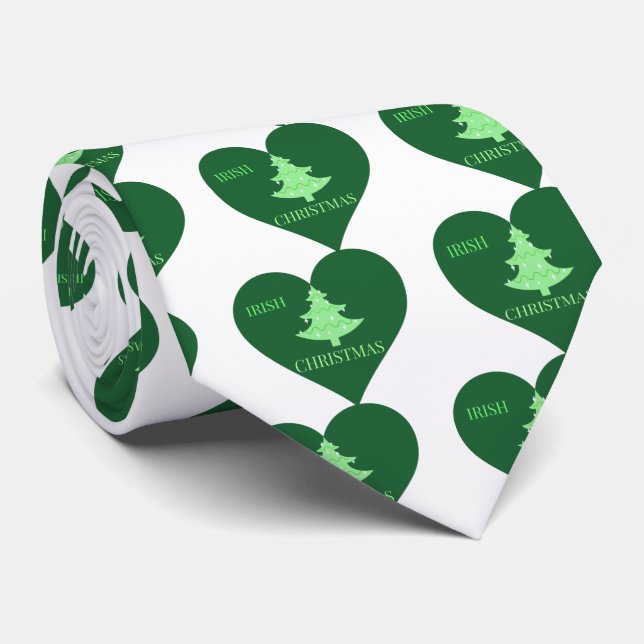 Irish Christmas Tie (Rolled)