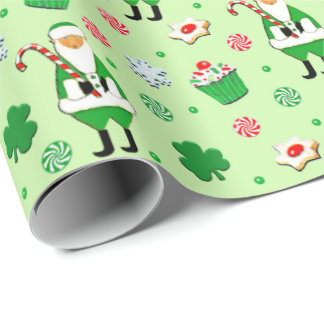 Irish Christmas Wrapping Paper