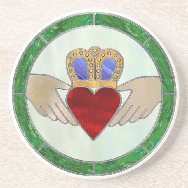 Irish Claddagh Coaster (Front)