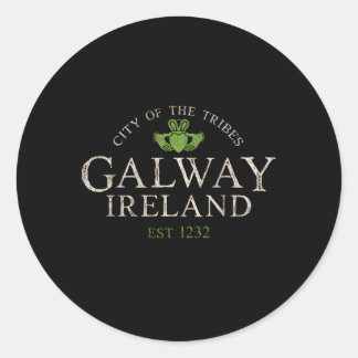 Irish Claddagh Galway Ireland Classic Round Sticker