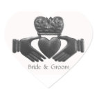 Irish Claddagh Heart shaped Love Symbol