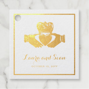 Irish claddagh Love loyalty and friendship Favour Tags