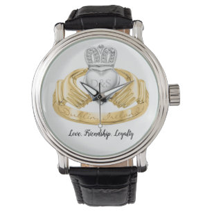 Irish Claddagh Love Ring Watch