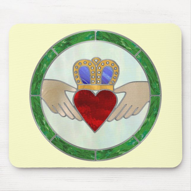 Irish Claddagh Mouse Mat (Front)
