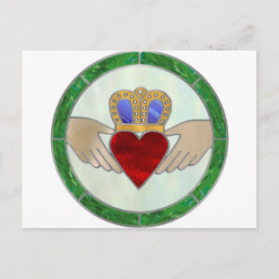 Irish Claddagh Postcard