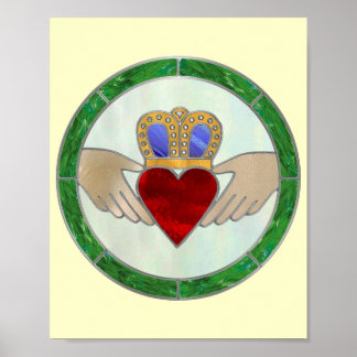 Irish Claddagh Poster