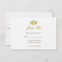Irish Claddagh Ring Response Card