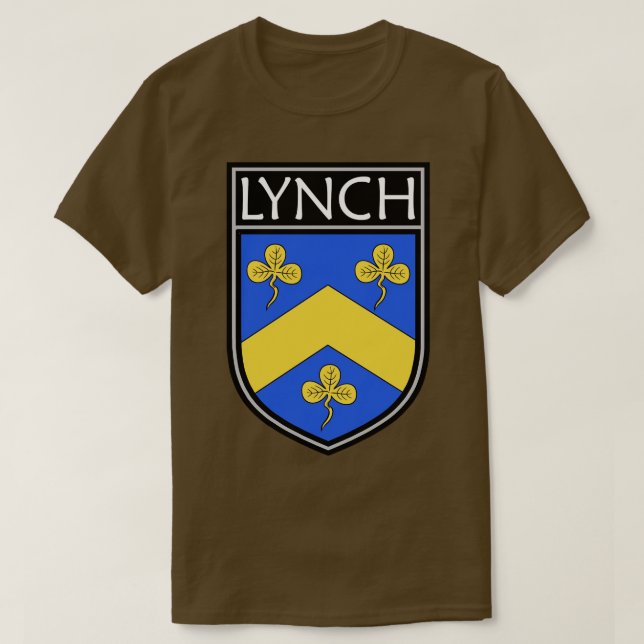 Irish Clan Crest Lynch T-Shirt (Design Front)