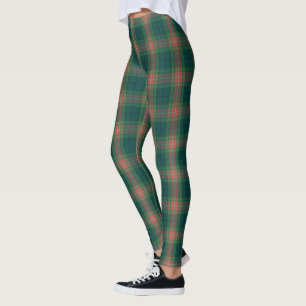 Irish Clan Gallagher Tartan Plaid Leggings