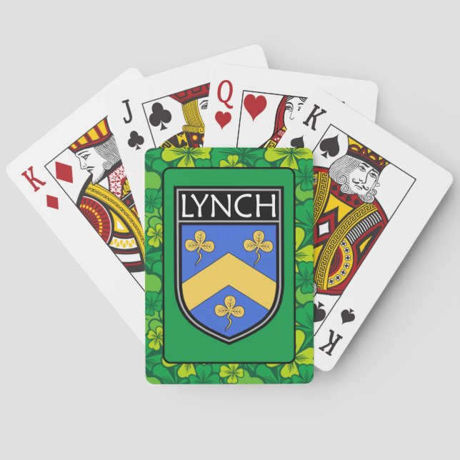 Irish Clan Lynch Playing Cards (Back)
