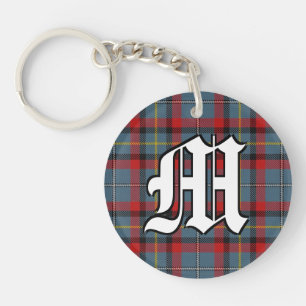 Irish Clan MacNamara McNamara Tartan Plaid Key Ring