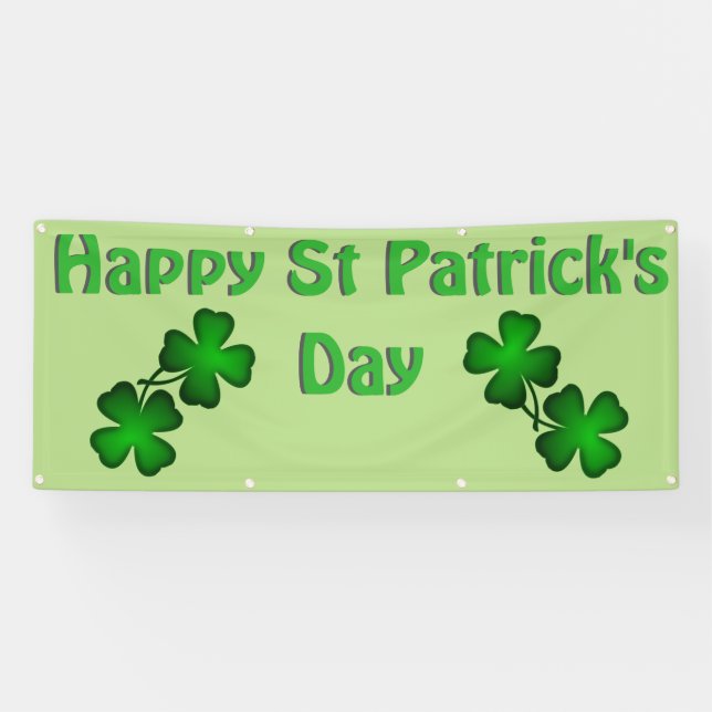 Irish Clover Banner (Horizontal)