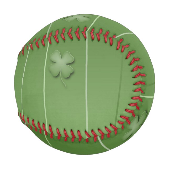 Irish Clover Design Baseball (Front Right)