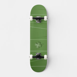 Irish Clover Design Skateboard