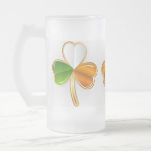 Irish Clover Frosted Mug