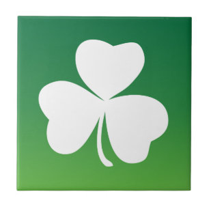 Irish clover green theme tile