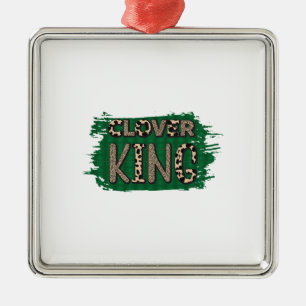 Irish Clover King Metal Tree Decoration