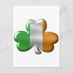 irish clover postcard