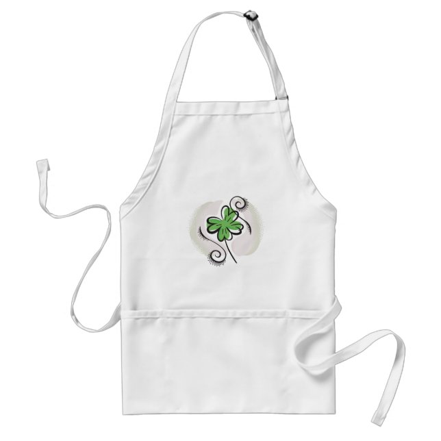 Irish Clover Standard Apron (Front)