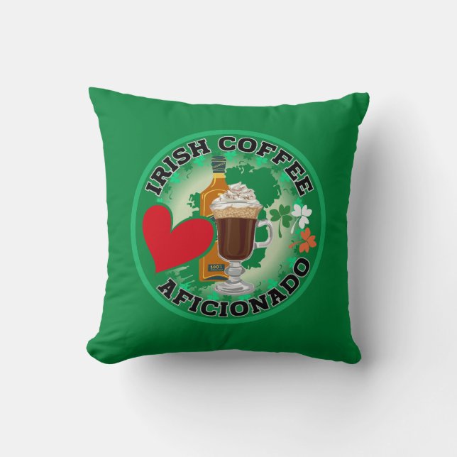 Irish Coffee Aficionado Cushion (Front)