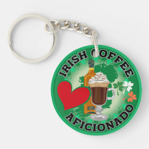 Irish Coffee Aficionado Key Ring