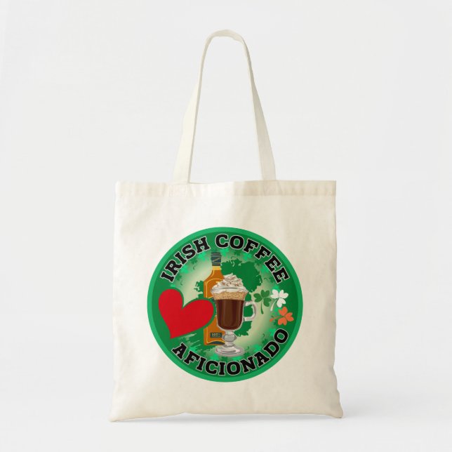 Irish Coffee Aficionado Tote Bag (Front)