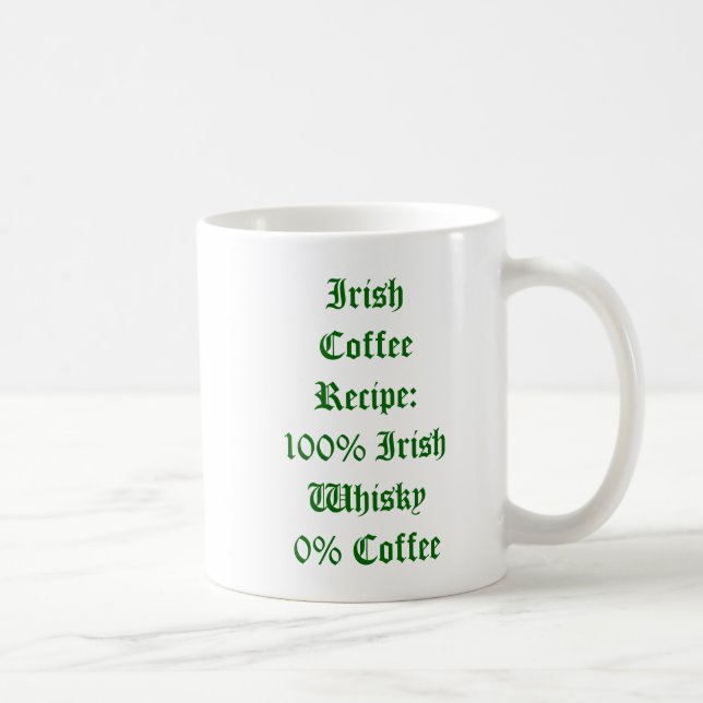 Irish Coffee Humour Mug (Right)