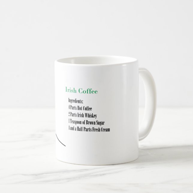 Irish Coffee Mug (Front Right)