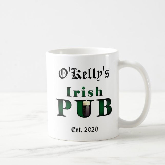 Irish Coffee Mug Cup Bar Tavern Design (Right)