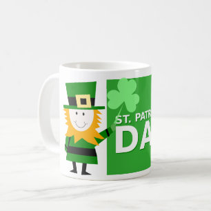 Irish Coffee Mug with Leprechaun Design