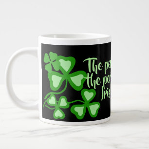 Irish coffee/perfect cup 11 Ireland shamrock/black