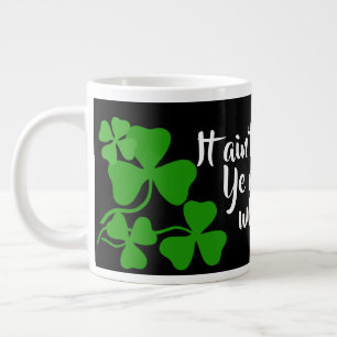 Irish coffee/perfect cup 3 Ireland shamrock/black