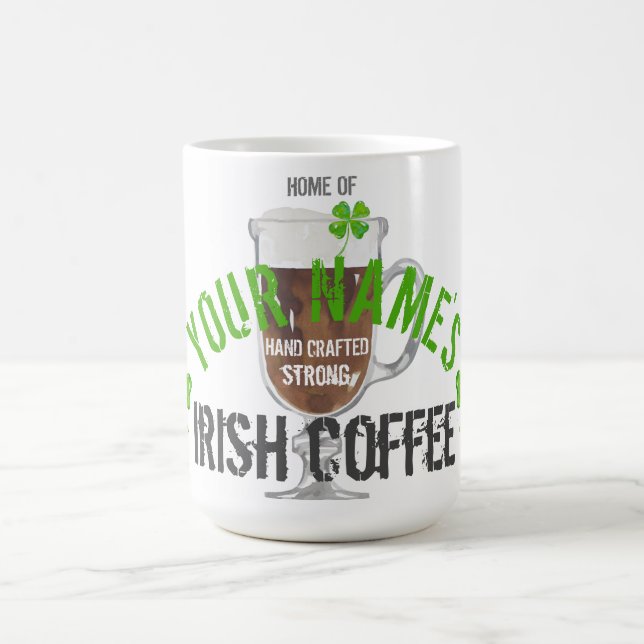Irish Coffee Personalised Mug (Center)