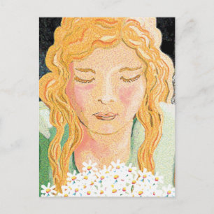 Irish Colleen Postcard